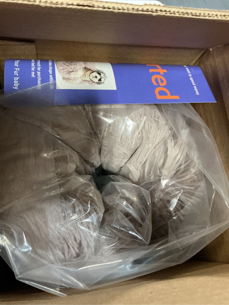 Condition photo showing New/Like New for Himax Dog Beds for Small Dogs, Donut Dog Bed with Blanket Attached, Calming Dog Bed Washable (20"/26"/35")