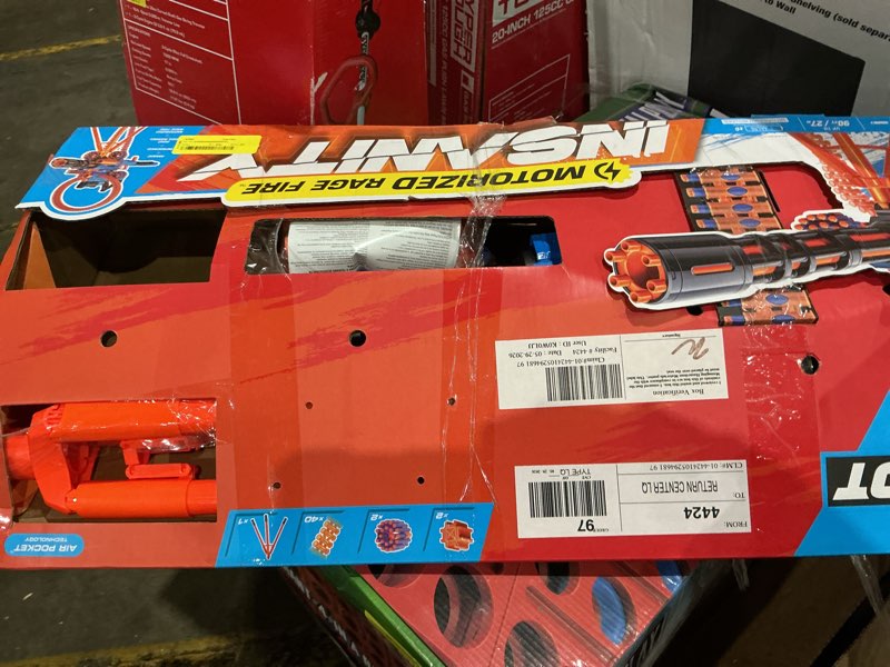 Condition photo showing Good Condition for xshot insanity motorized rage fire (72 darts)  air pocket technology  outdoor blaster by zuru  ages 8+