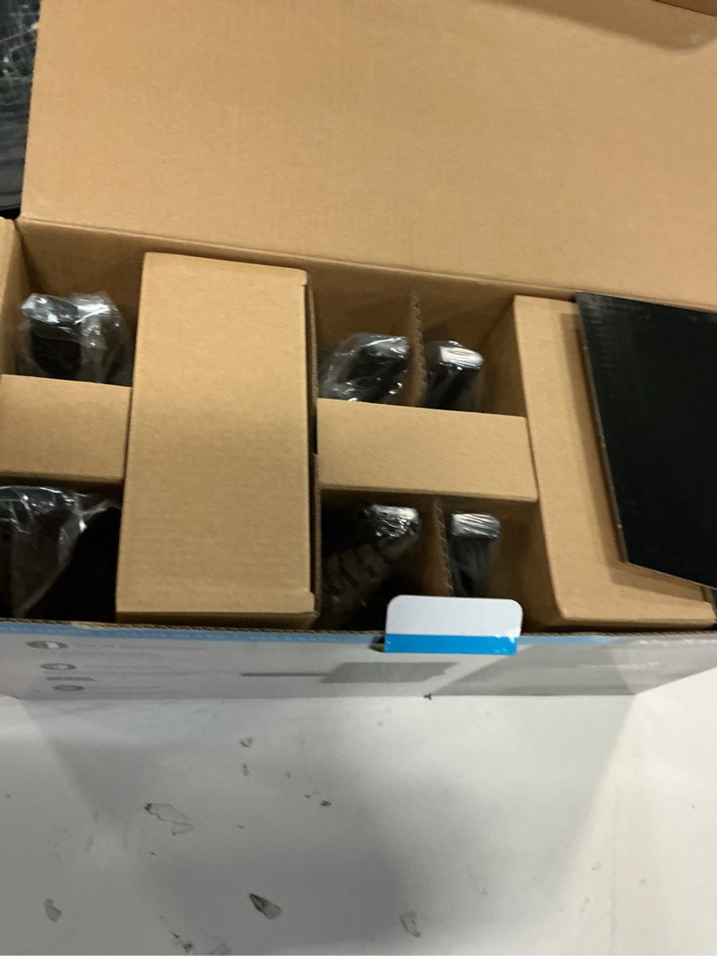 Condition photo showing As Is for (Similar to stock photo) Kwikset Casey Entry Door Handle with Lock and Key, Secure Keyed Reversible Lever Exterior, for Front Entrance and Bedrooms, Matte Black, 4 Pack, Pick Resistant SmartKey Rekey Security and Microban Matte Black 4 Pack Keyed Entry