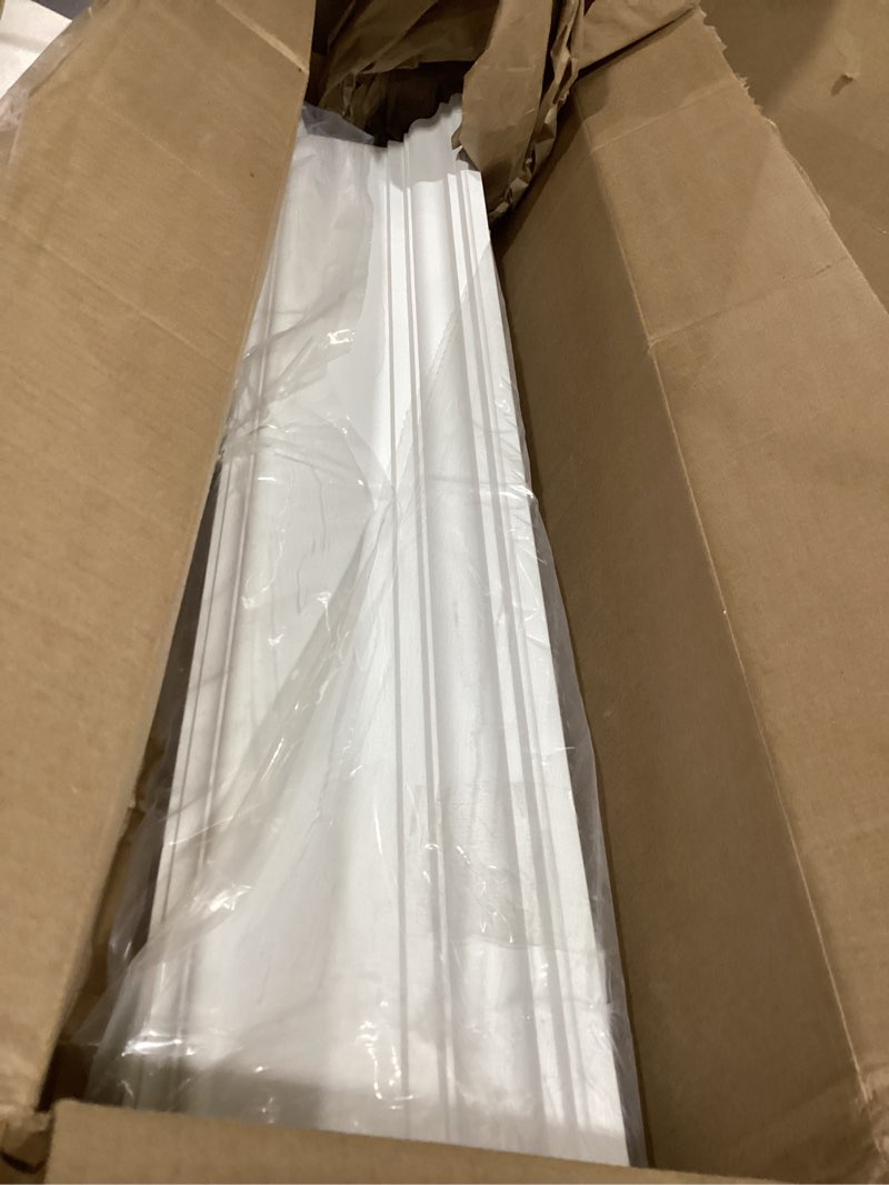 Condition photo showing As Is for ekena millwork crh07x33 33-inch bottom width x 36 1/2-inch top width x 7 1/4-inch h x 1-inch p crosshead with trim 33-in. w standard trim