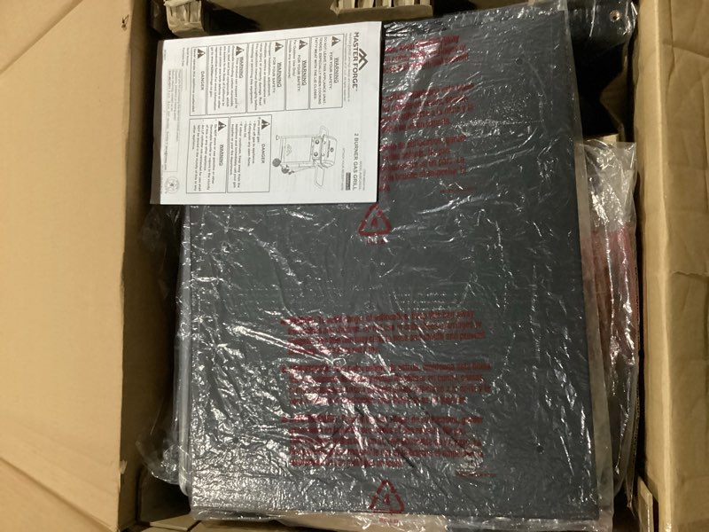 Condition photo showing Good Condition for master forge small 425-sq.in black 2 -burner liquid propane gas grill