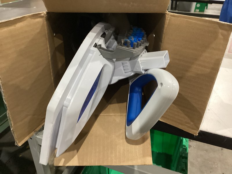 Condition photo showing As Is for bissell power fresh steam mop with natural sanitization, floor steamer, tile cleaner, and hard wood floor cleaner with flip-down easy scrubber, 1940a powerfresh steam mop