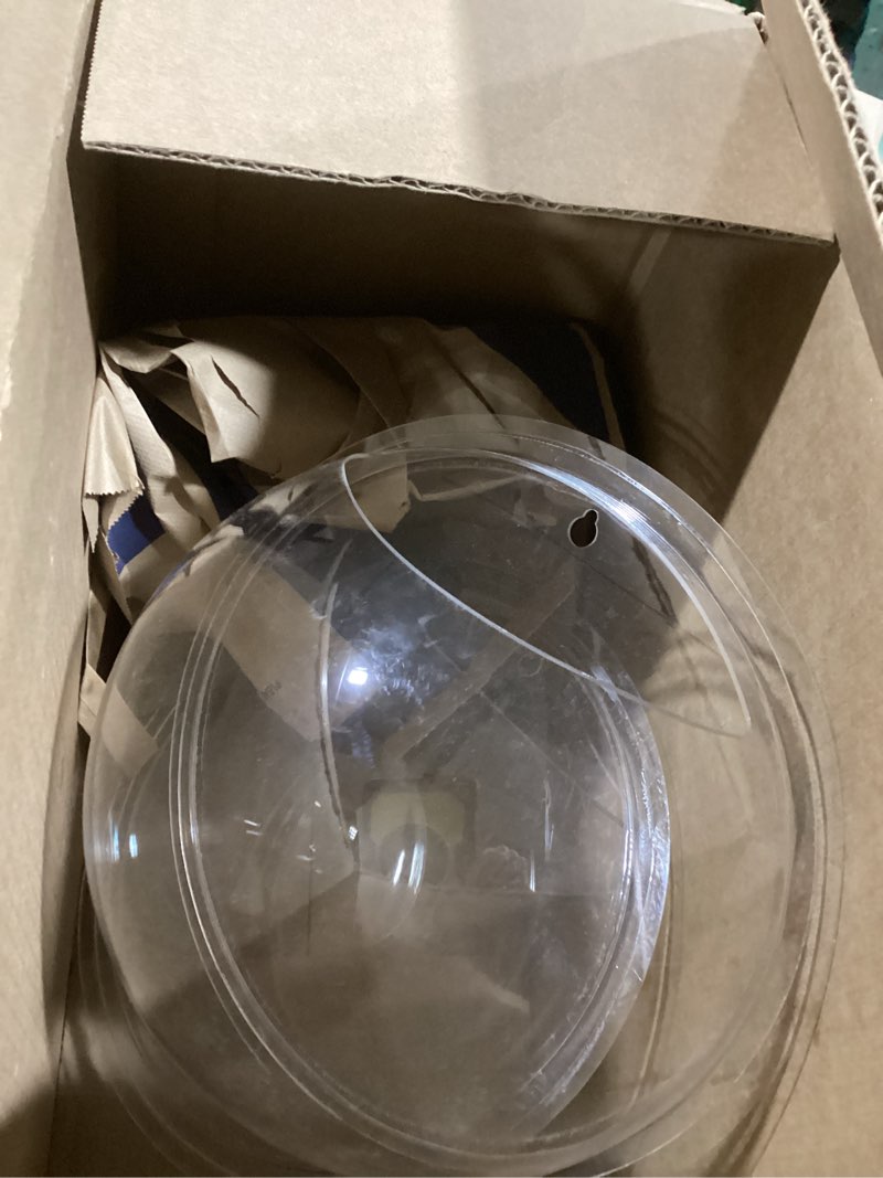 Condition photo showing Good Condition for 2 Pcs Hanging Wall 1 Gallon Fish Bowls Acrylic Clear Wall Fish Tank for Beta Aquariums Mounted Plant Bubbl Ecosphere Decor