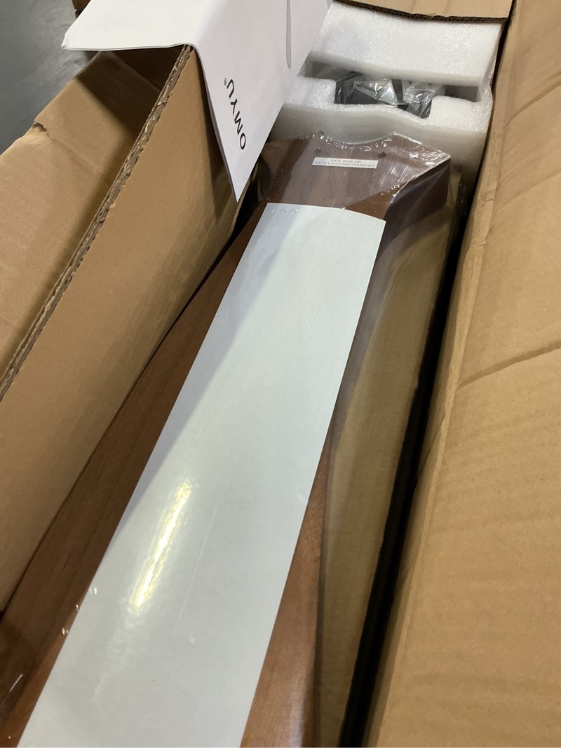 Condition photo showing Good Condition for 42 inch flush mount ceiling fans with lights,remote control,wall switch,solid wood blades,dimmable,reversible,noiseless,power off memory low profile ceiling fan for bedroom patio indoor/outdoor