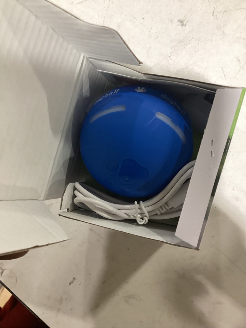 Condition photo showing Good Condition for PetDroid Interactive Dog Toys Dog Ball,[Newly Upgraded] Durable Motion Activated Automatic Rolling Ball Toys for/Small/Medium/Large Dogs,USB Rechargeable (Blue)
