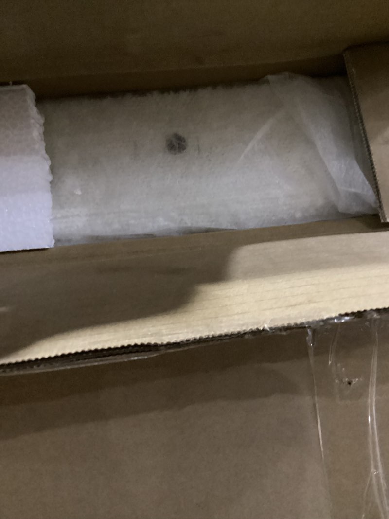 BOUCLE EASTERN KING BED-CREAM INCOMPLETE BOX 1 OF 3