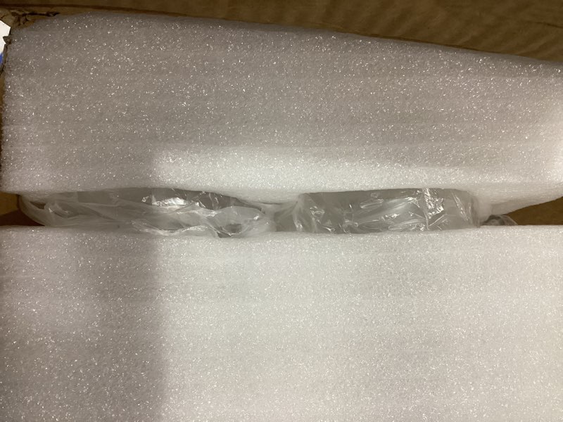 Condition photo showing New/Like New for 16 Oz Drinking Glasses with Bamboo Lids and Glass Straw - 8 Pcs Glass Cups Beer Ice Coffee Glasses Cute Aesthetic Cup Great for Coffee Bar Accessories Include 2 Cleaning Brushes