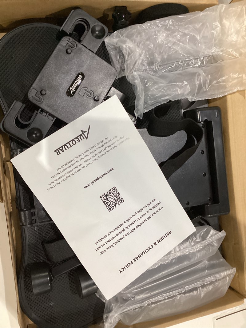 Condition photo showing As Is for Car Back Seat Tray Table, Stable Foldable Auto Backseat Food Trays Desk for Rear Passenger Road Trip Eating & Work, Multifunctional Adjustable Travel Tray with Phone Drink Holder for Laptop iPad Car Backseat Tray Table