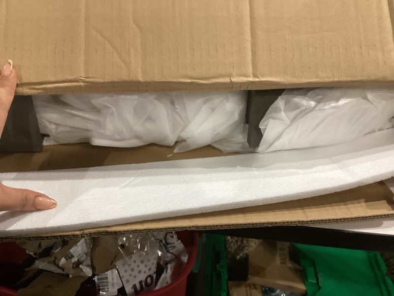 Condition photo showing As Is for OGMILL 27.6" Small Square Dining Table for 2, Space-Saving Natural Kitchen Dinner Table Rustic Wood Mid Century Modern Table with Solid Wood Leg for Small Spaces