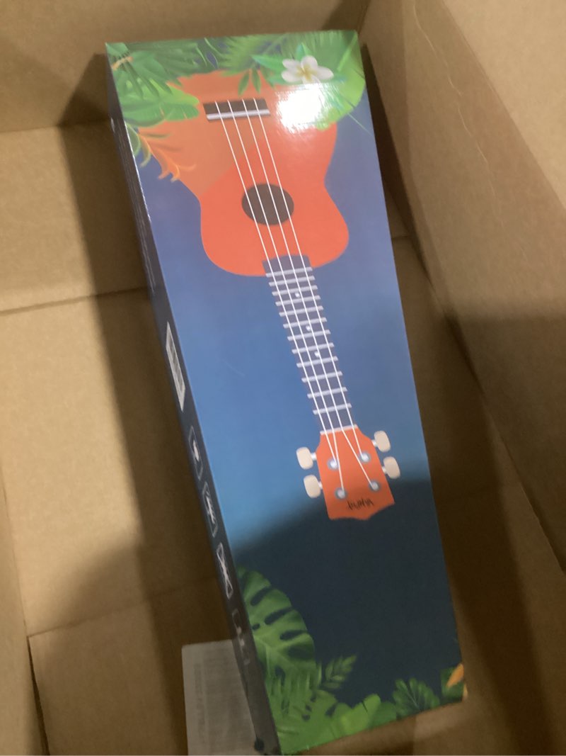 Condition photo showing New/Like New for soprano ukulele for beginner adults with gig bag 21 inch uke for starter hawaiian soprano ukalalee polishing basswood 21 inch uke bundle with strap picks songbook cleaning cloth (white)