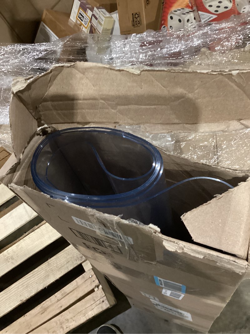 Condition photo showing Good Condition for Royhom Clear Chair mat for Hardwood Floor (EXACT SIZE UNKNOWN), Clear Floor Mat for Rolling Chairs, Desk Hard Surface Pad, Waterproof Rectangle Protector Pad (EXACT SIZE UNKNOWN) for Hard Floor Frosted Clear