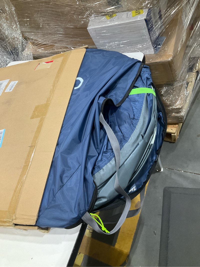 Condition photo showing Good Condition for camping tent, pop up instant tent for 2-3 person, sets up in just seconds, waterproof durable tent with carry bag for camping hiking outdoor navy blue