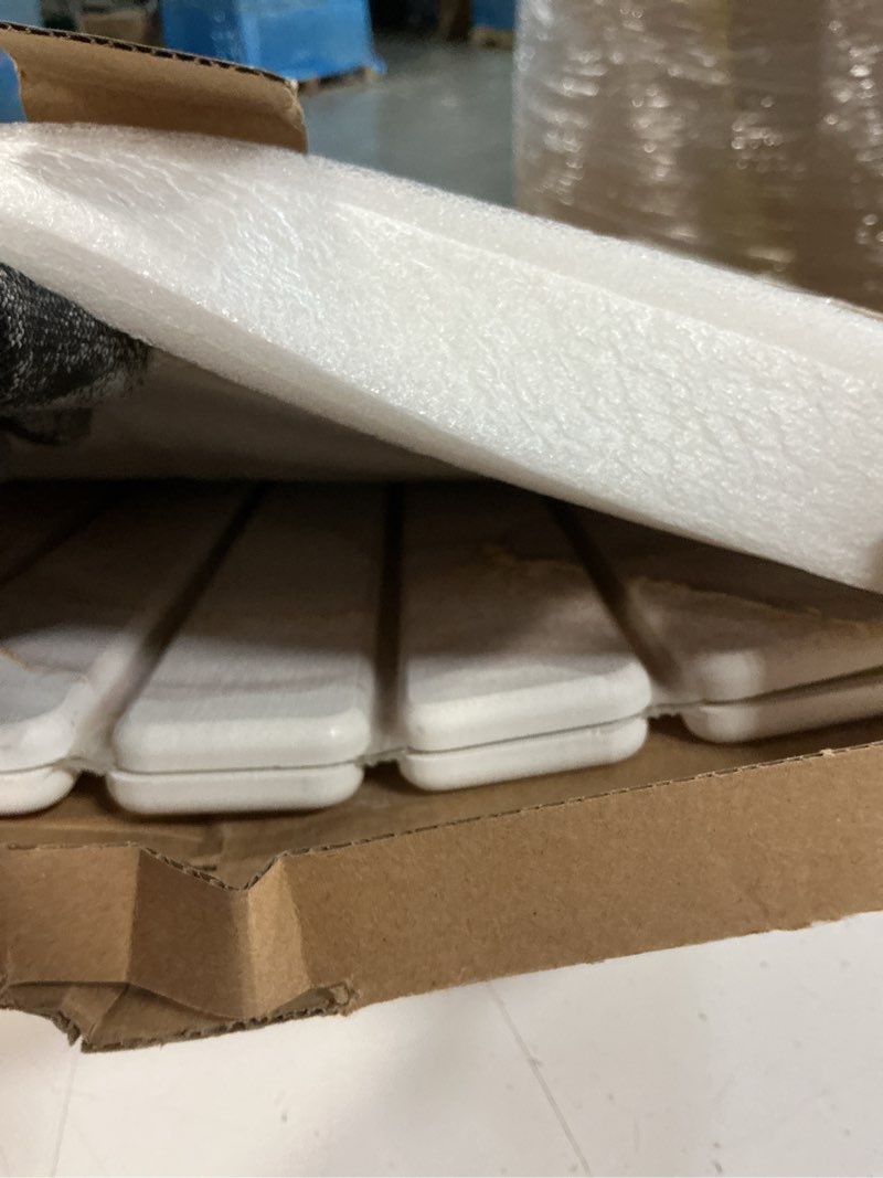 Condition photo showing Good Condition for large stone dish drying mat for kitchen counter,quick dry stone dishes mats,marbled water absorbing diatomaceous earth drying pad for countertop bottles utensils cups(yellow white 24"x16"&8"x4") yellow white 24" x 16"
