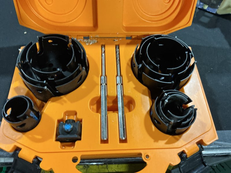 Condition photo showing As Is for Spyder 14-Piece Carbide Tipped Deep Cut Hole Saw Kit