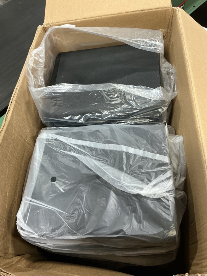 Condition photo showing Good Condition for Powered Bookshelf Speaker Pair,60W Home Stereo Speakers with BT,AUX & Type-C Input, 5.5" Carbon Fiber Woofer & 1" Tweeter, Compatible with Turntable, Record Player, Desktop PC and Monitor (Black)