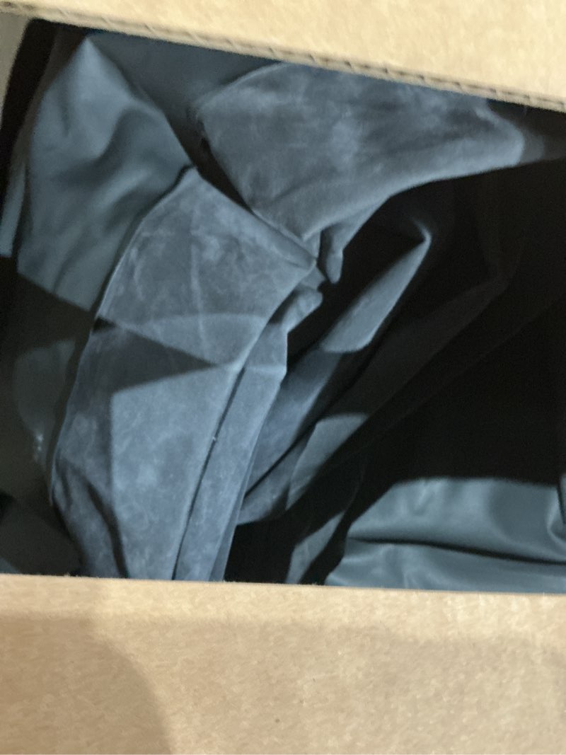 Condition photo showing As Is for intex dura-beam deluxe comfort-plush elevated: fiber-tech – queen size – built-in electric pump – 18in bed height – 600lb weight capacity 18" grey queen