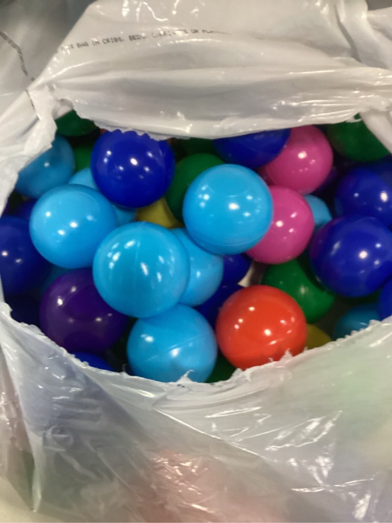 Condition photo showing Good Condition for Playz Soft Plastic Mini Ball Pit Balls 200 Count - w/ 8 Vibrant Colors - Crush Proof, No Sharp Edges, Non Toxic, Phthalate & BPA Free for Baby Toddler Ball Pit, Play Tents & Tunnels Indoor & Outdoor