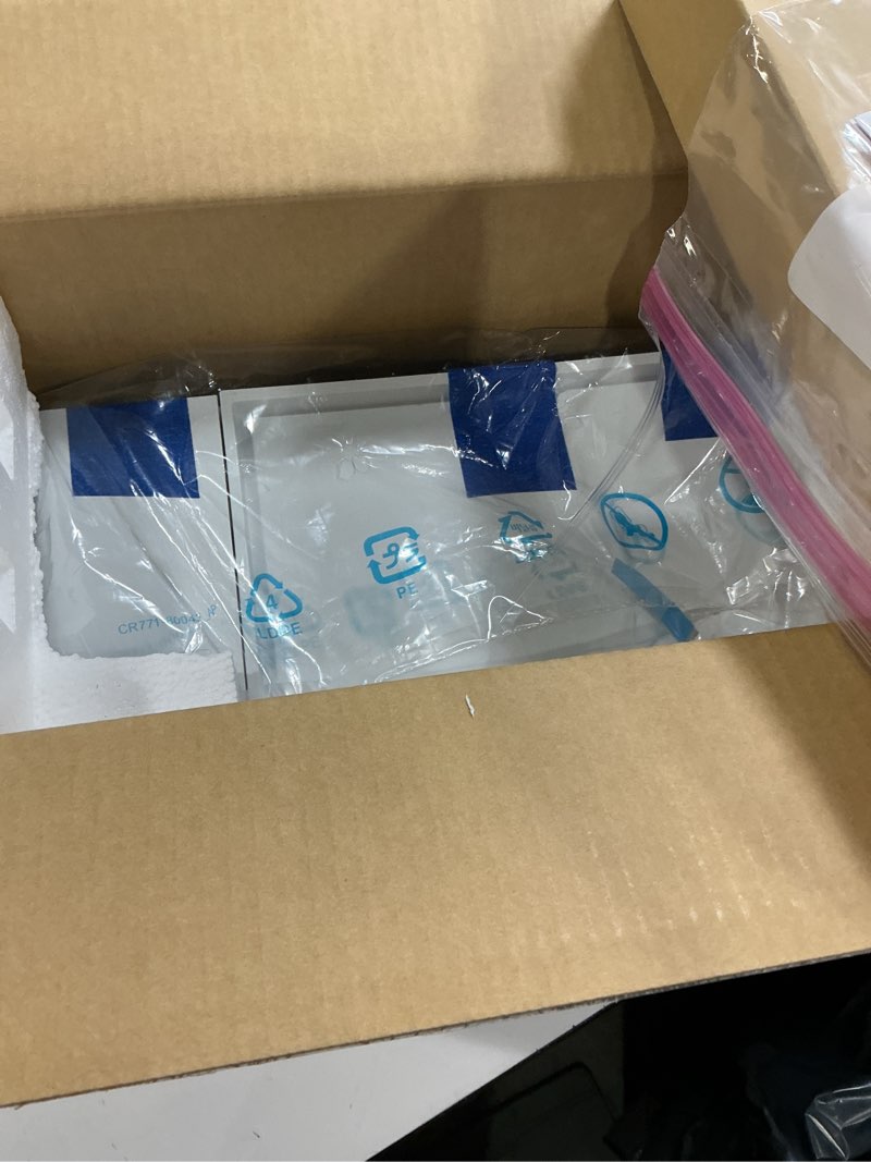 Condition photo showing As Is for (incomplete) hp smart tank 5000 wireless all-in-one ink tank printer, scanner, copier with 2 years of ink included, best-for-home, cartridge-free, refillable, ai-enabled, an ecotank alternative (5d1b6a)