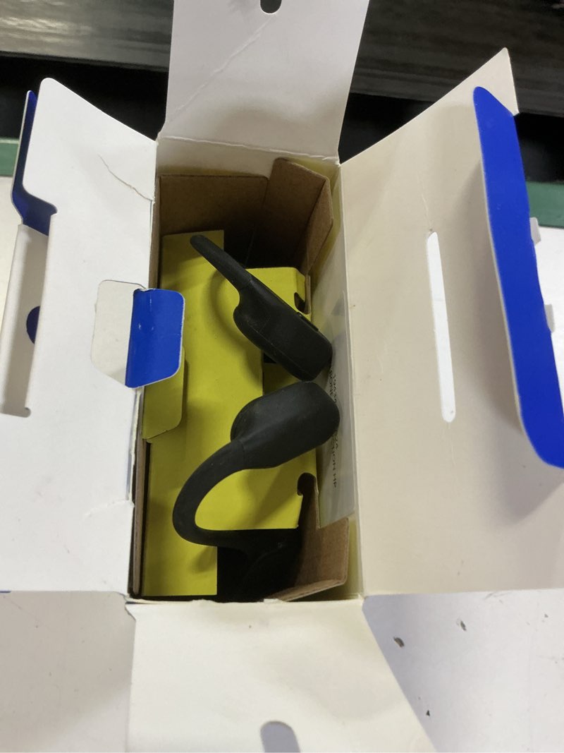 Condition photo showing Good Condition for onn. wireless bone conduction headphones with storage pouch, new
