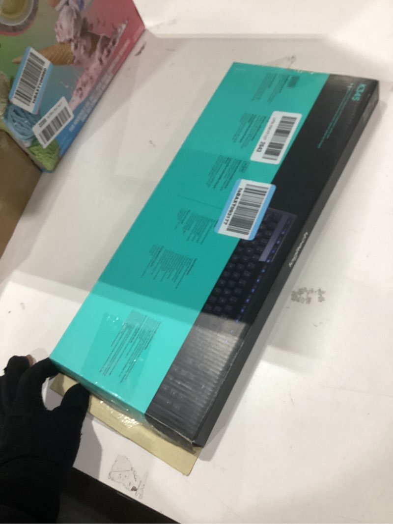 Condition photo showing Good Condition for Logitech K345 Wireless Keyboard - Full-Sized Keyboard with Palm Rest, 2.4 GHz Wireless USB Receiver - for PC, Laptop Keyboard 1 Pack