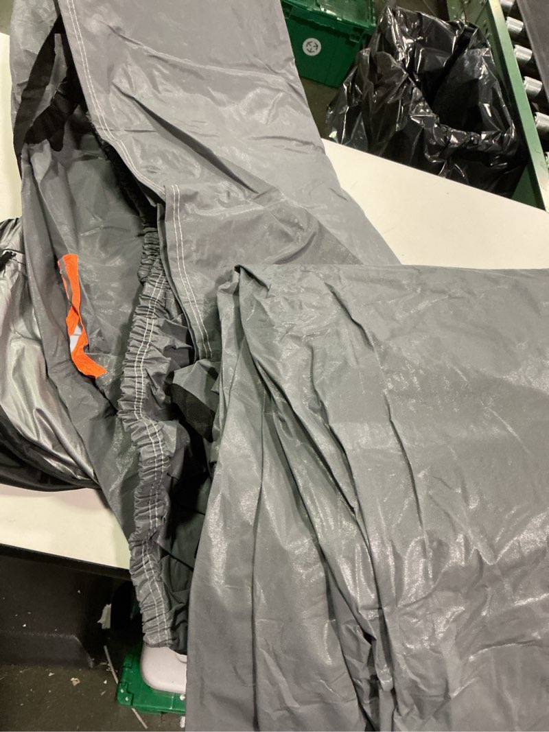Condition photo showing Good Condition for 16 Layers Car Cover Waterproof All Weather, Heavy Duty Outdoor Car Cover Universal Fit Sedan Toyota Camry, Tesla Model 3, Honda Accord, Nissan Altima, Kia K5/Stinger, Hyundai Sonata etc. 1 Sedan Car Cover 1 Fit Sedan Length 186-193 inch