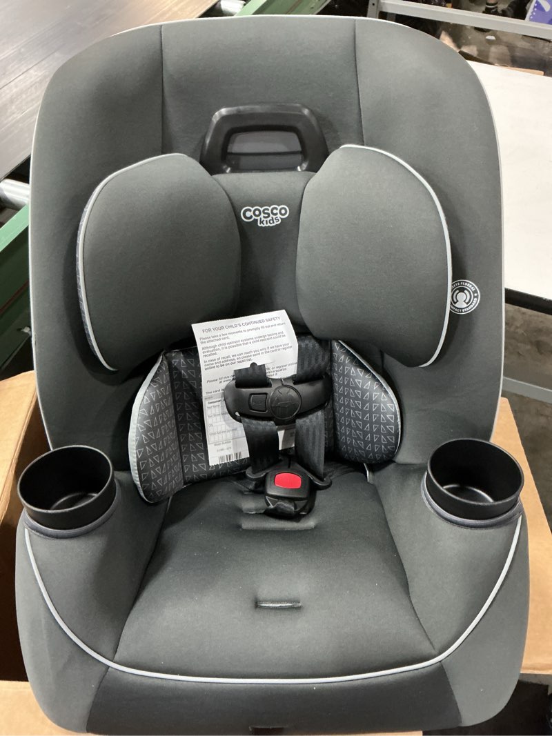 Condition photo showing Good Condition for cosco kids easy elite slim all-in-one convertible car seat, grey glyphs