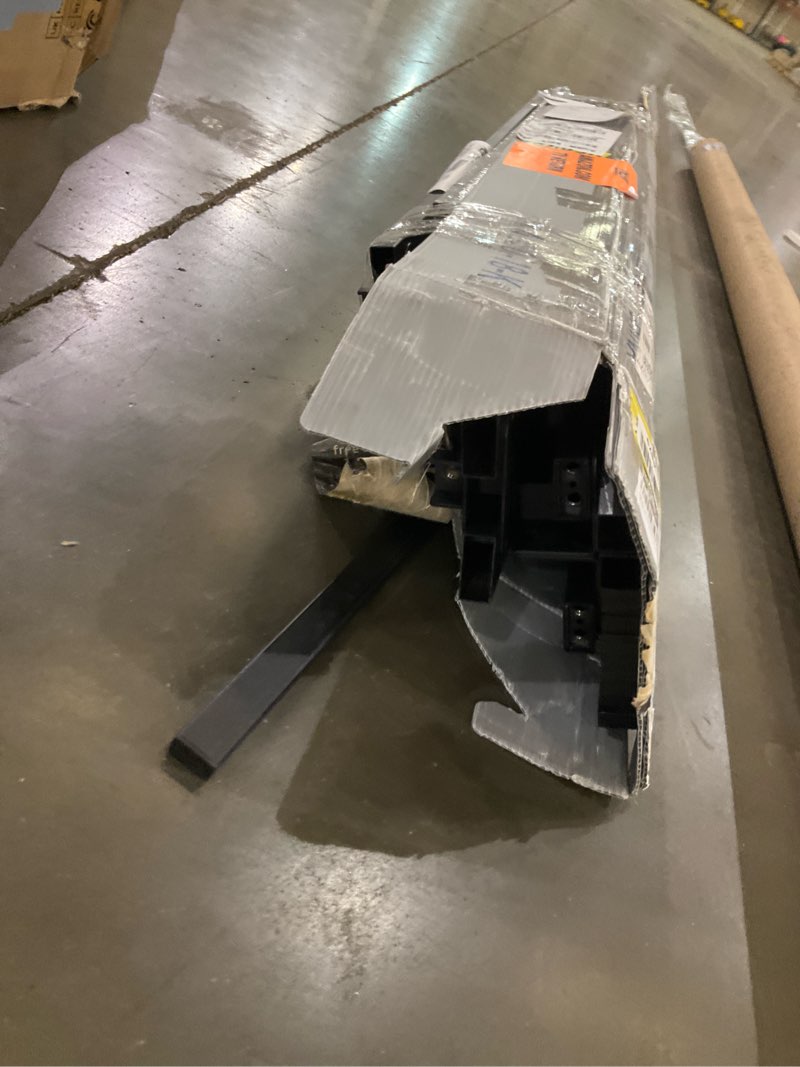 Condition photo showing As Is for Metal Bed Frame,King Size Bed Frame with Storage Space,Heavy Duty Sturdy Mattress Foundation,Easy Assembly,No Box Spring Needed, Black,18 Inch,King