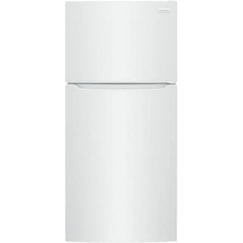 (Will not cool, used) Frigidaire 19-cu ft Standard-Depth 30-in Wide Top-Freezer Refrigerator ( White ) Garage Ready ENERGY STAR Certified