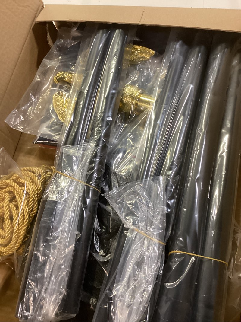 Condition photo showing Good Condition for senzhiyi indoor flag pole kit with base and eagle topper 6ft-8ft,aluminum telescoping flagpole indoor for office,school,city hall heavy duty indoor flag pole and stand 6-8ft with eagle topper 1pack