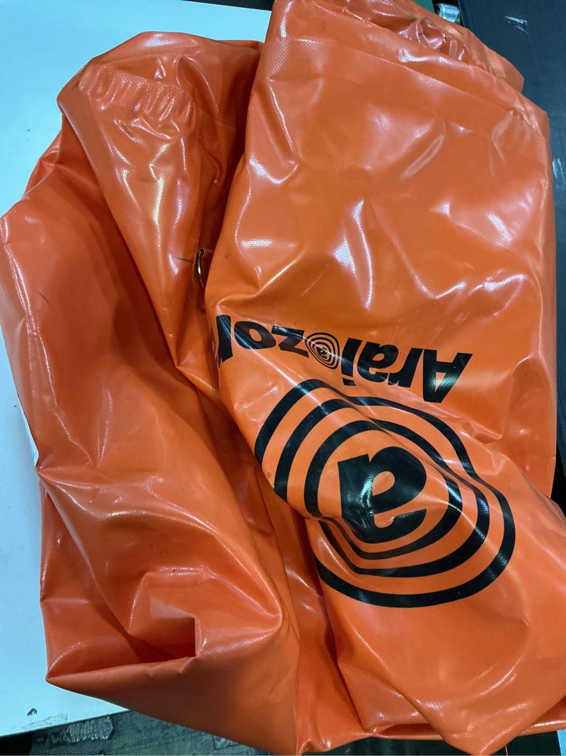 Condition photo showing As Is for Foldable Water Bladder Tank,120 Gal/480L Portable Large Capacity Soft Water Bag Storage Container