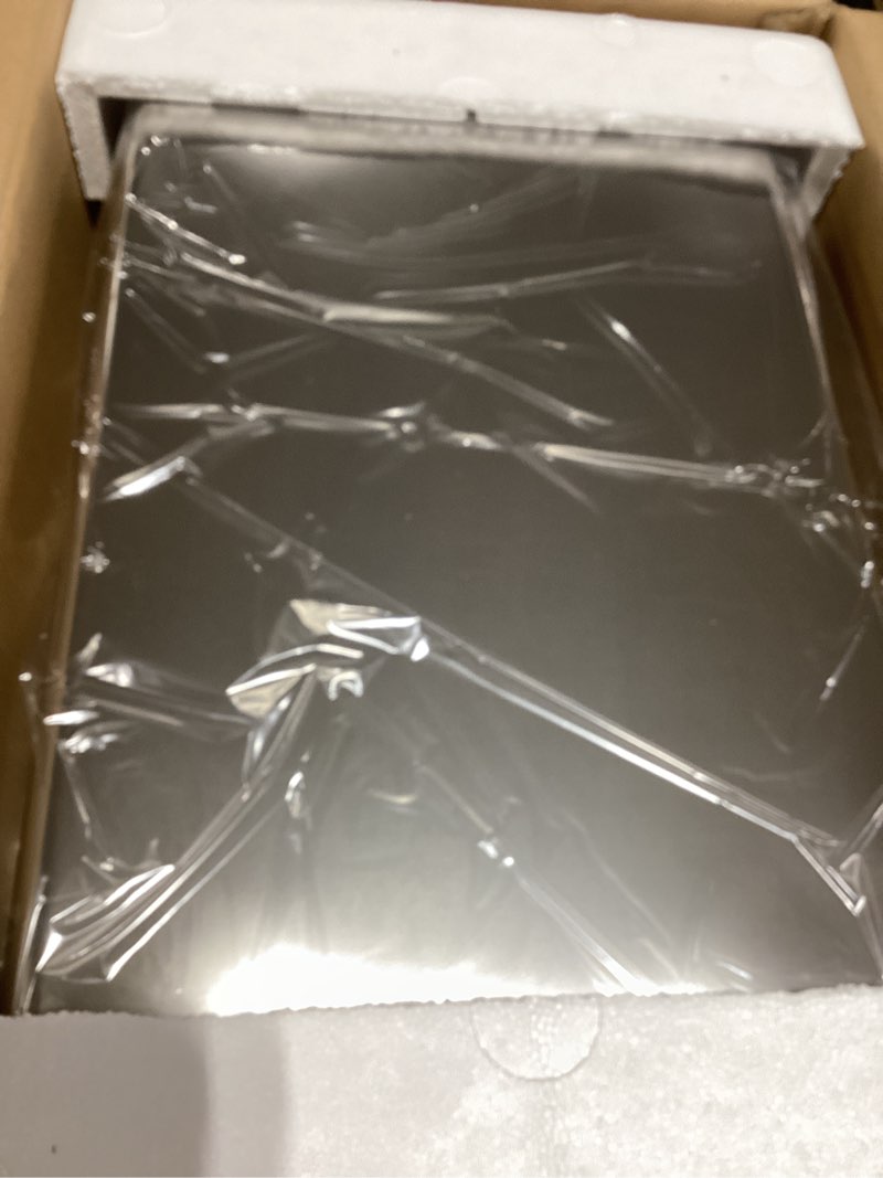 Condition photo showing New/Like New for 2 Pack XL Stainless Steel Cat Litter Box with Lid and High Sides, 24" L x 16" W x 12" H Extra Large Metal Cat Litter Boxes for multi-cat households, Leak-Proof, Odor-Resistant, Includes Scoop X-Large