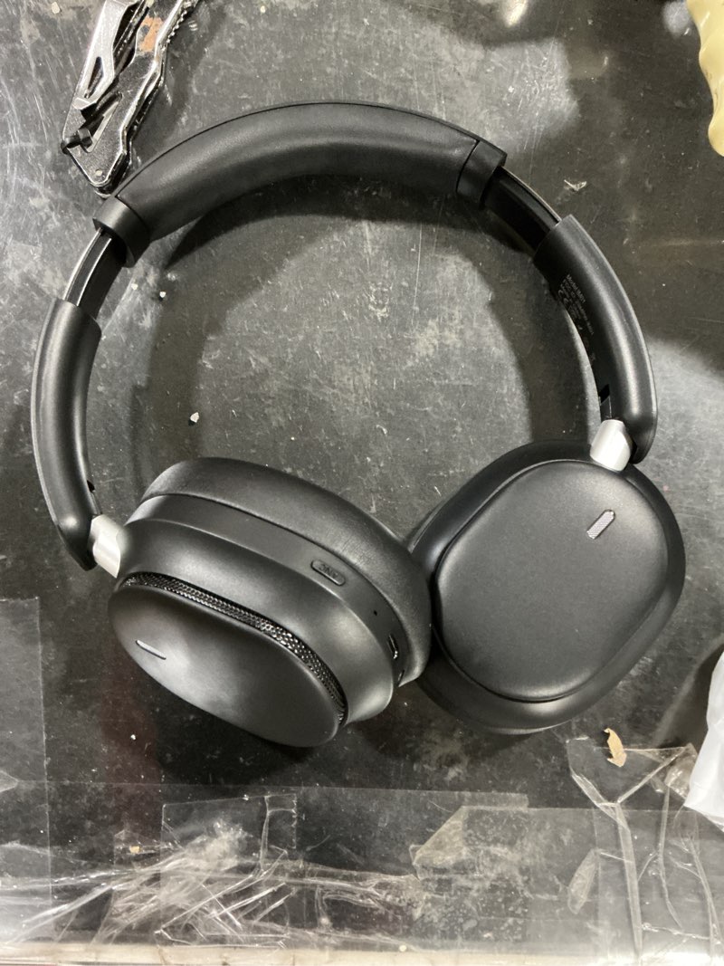 Condition photo showing New/Like New for bluetooth headphones, noise cancelling headphones wireless over ear – 50h playtime, bluetooth 6.0, hifi stereo, foldable & lightweight design for travel, home, office (black)