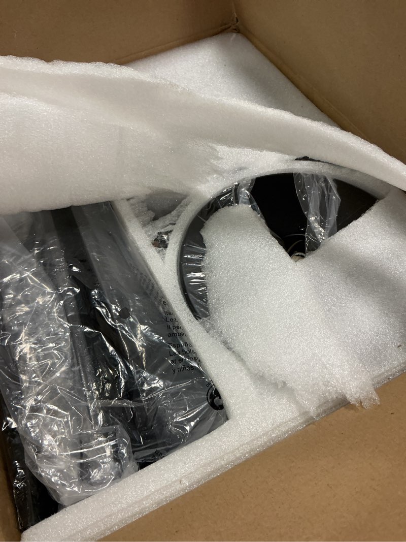 Condition photo showing Good Condition for Fanbulous 52" Ceiling Fans with Lights and Remote Control,Modern Flush Mount Ceiling Fan with 3 CCT,Low Profile Ceiling Fans with 6-Speeds Reversible DC Motor for Patio Living Room Bedroom(Black) Black With Light