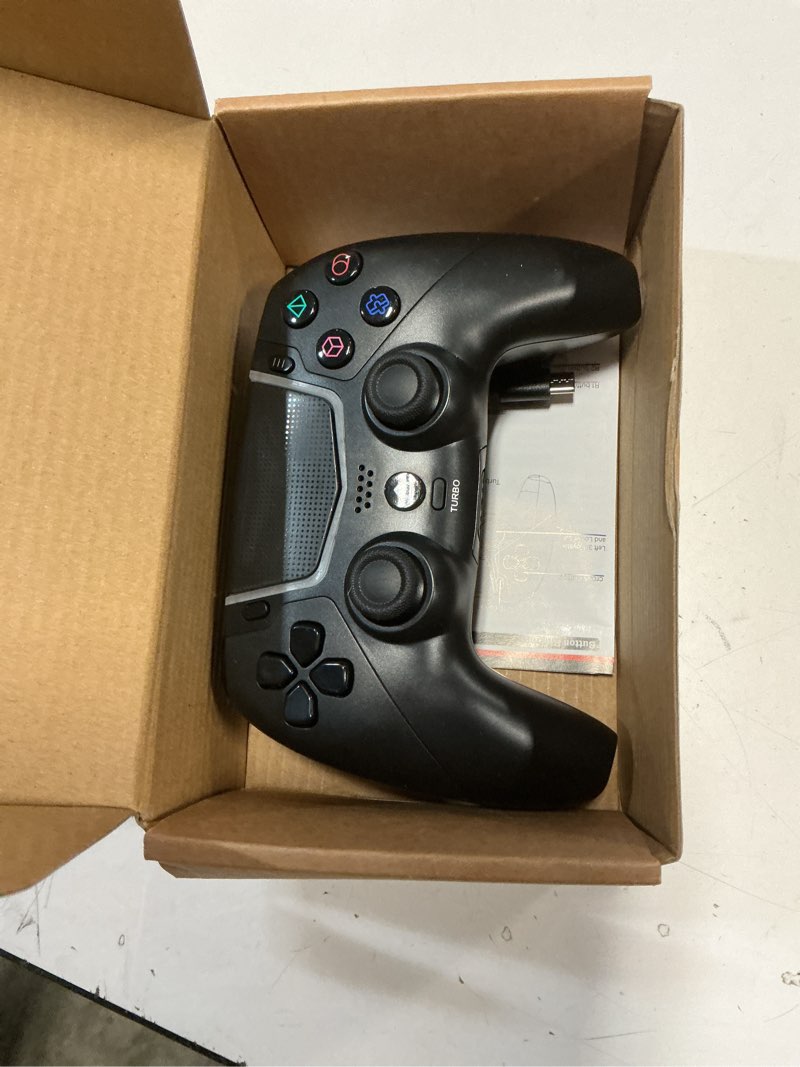 Condition photo showing Good Condition for BETMI Wireless Controller for PS-5/Pro/Slim/PC,Bluetooth Gaming Controller with Hall Joysticks/LED Channel Light/Turbo/6-Axis Gyro/Dual Vibration/Touchpad/3.5mm TRRS Audio Jack/Speaker Function(Black)