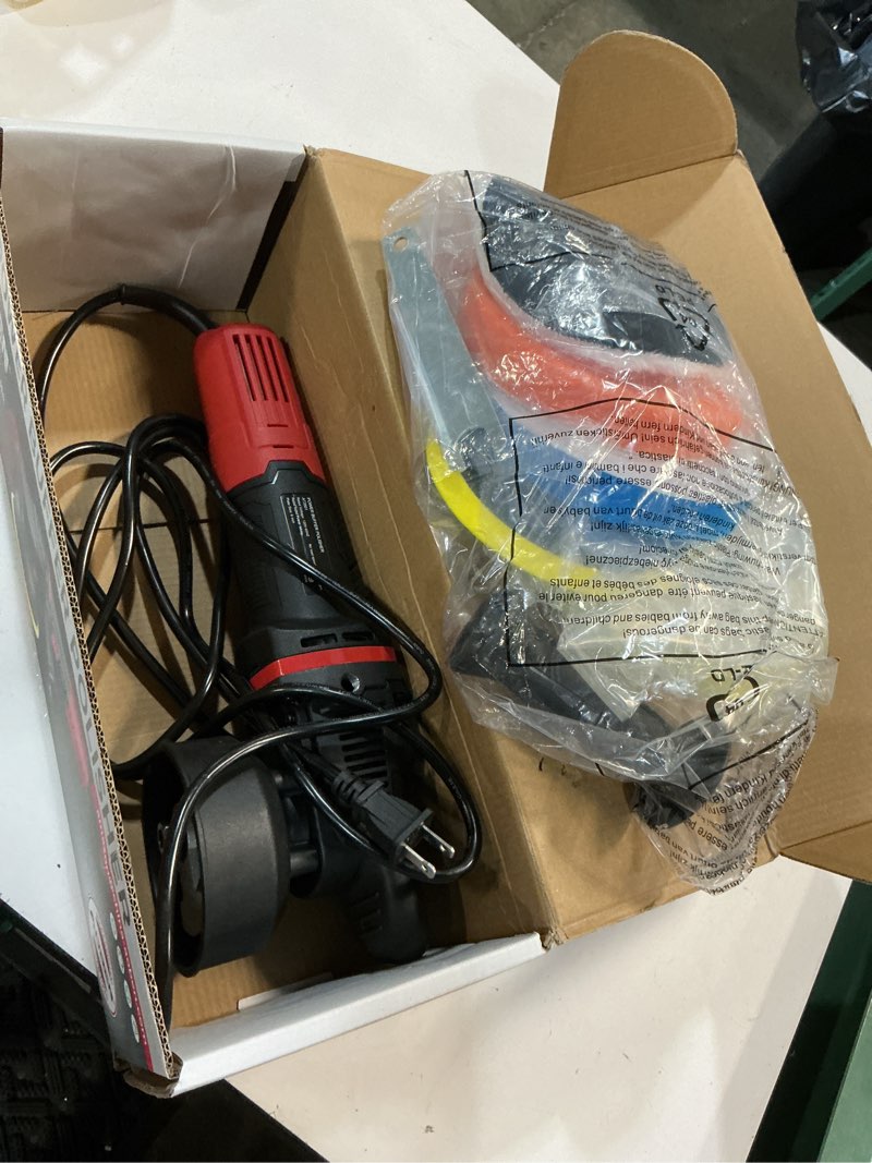 Condition photo showing New/Like New for aoben car buffer polisher,6 inch dual action polisher,random buffer polisher kit with 6 variable speed 1000-4500rpm,detachable handle,4 buffing pads for car detailing polishing and waxing at3501-7