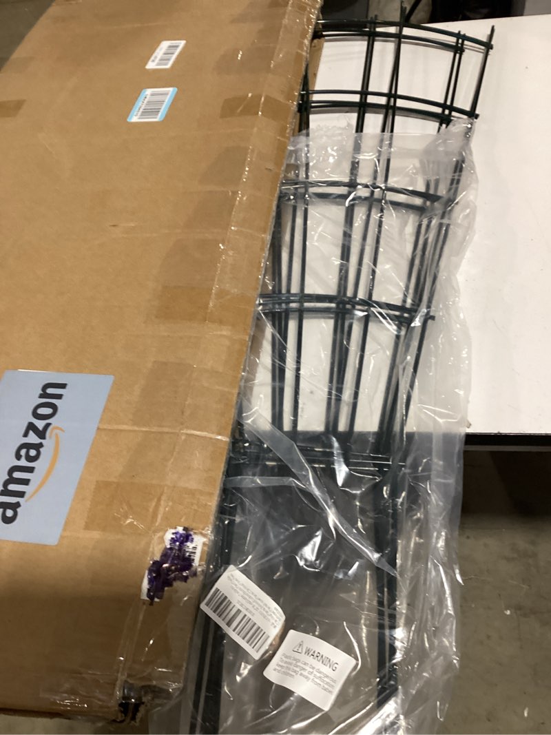 Condition photo showing Good Condition for 4-pack metal trellis for potted plants, 43" heavy duty garden trellis for climbing plants, rustproof powder coated indoor/outdoor trellis for climbing vines, flowers, houseplants 4pack-43 inch 4