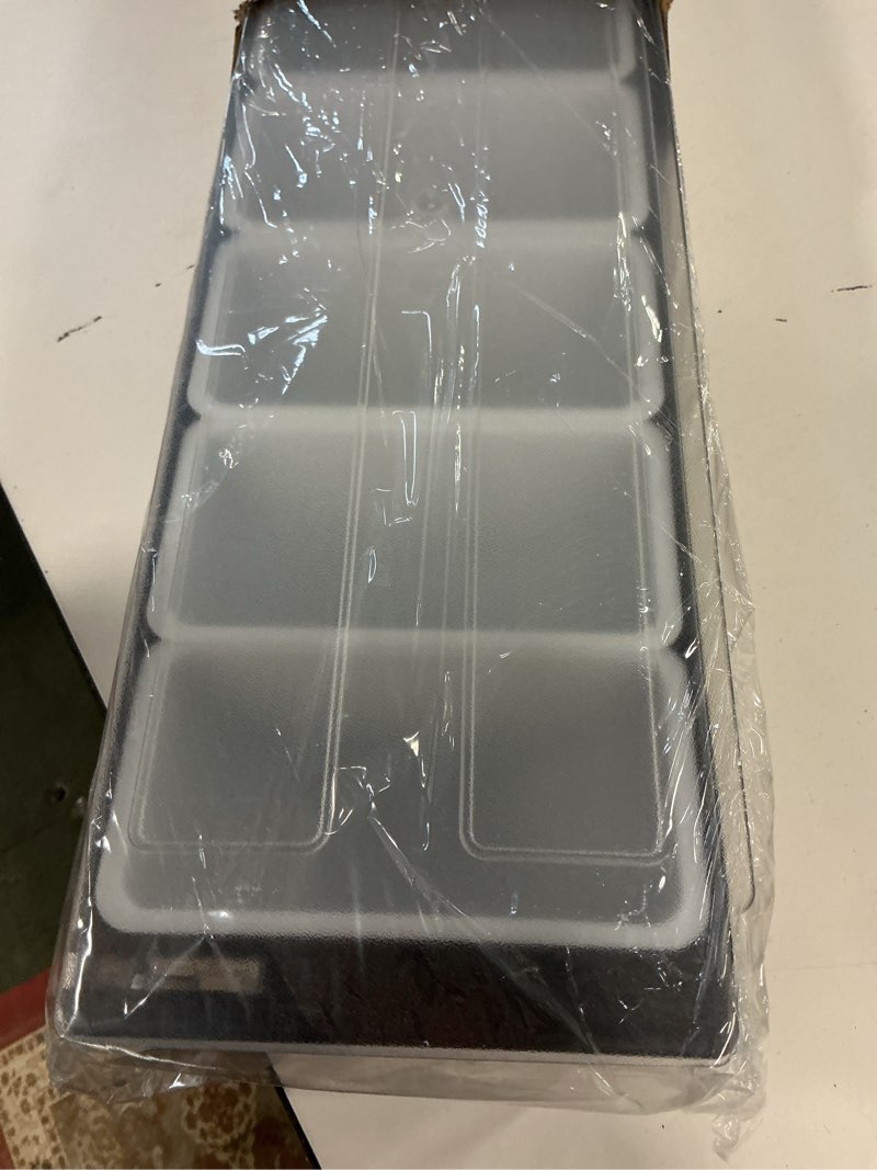 Condition photo showing Good Condition for Ice Cooled Condiment Serving Container, Veggie & Condiment Caddy with Lid, Large 6 Removable Compartment Chilled Garnish Tray Bar Caddy for Bartending & Serving Taco,Salad,Fruit