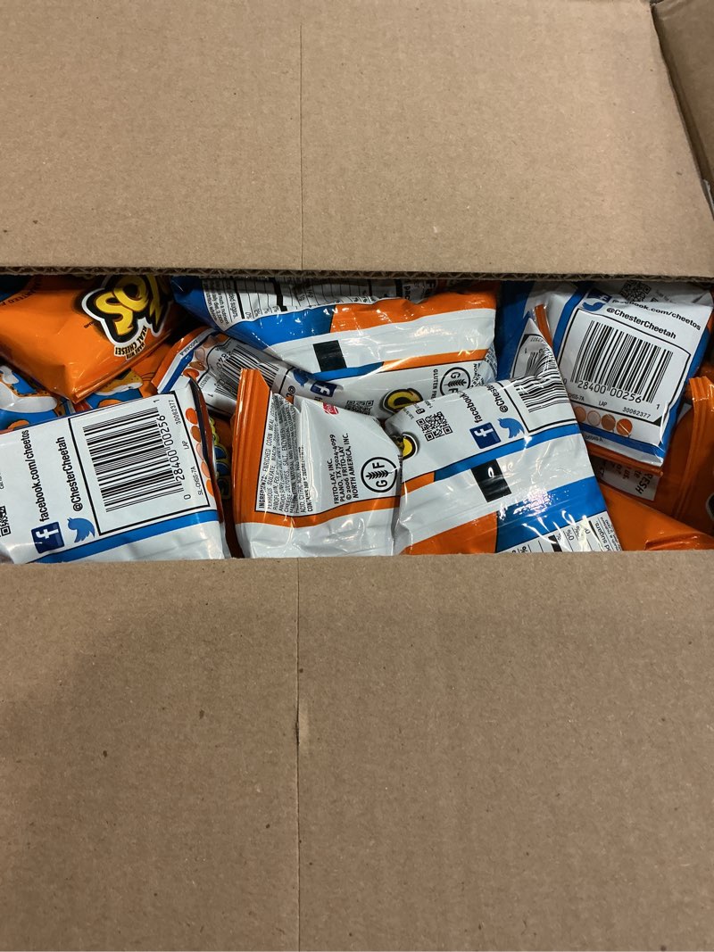 Condition photo showing Good Condition for Cheetos Cheese Flavored Snacks, Puffs, 0.875 Ounce (Pack of 40) Puffs 40 Count (Pack of 1) ( BB May 06/2025) 
