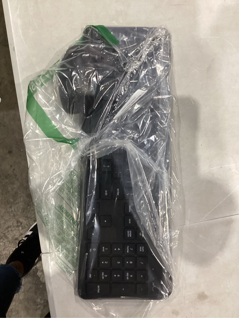 Condition photo showing Good Condition for Wireless Keyboard and Mouse Combo, Full Size Silent Ergonomic Keyboard and Mouse, Long Battery Life, Optical Mouse, 2.4G Lag-Free Cordless Mice Keyboard for Computer, Mac, Laptop, PC, Windows Black
