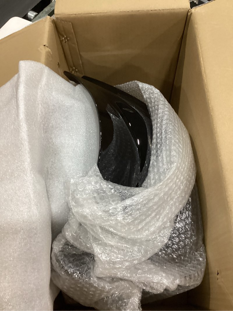 Condition photo showing As Is for fatecim motorcycle 5.75" headlight fairing with 11" smoke windshield windscreen & 48-58mm mounting kit headlight extension block for harley 2018 2019 2020 2021 2022 softail fxbb street bob a - 11" smoke windscreen