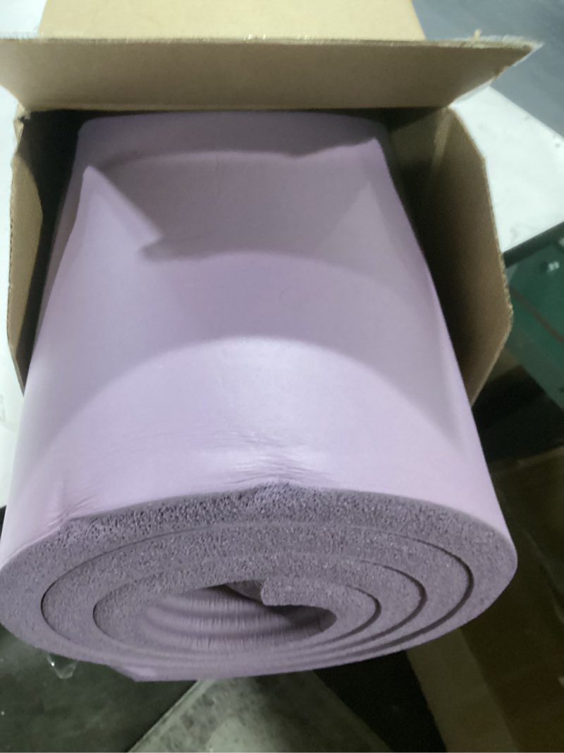 Condition photo showing Good Condition for Retrospec Solana Yoga Mat 1" Thick With Nylon Strap For Men & Women - Non Slip Exercise Mat For Home Yoga, Pilates, Stretching, Floor & Fitness Workouts Violet Haze 1 inch