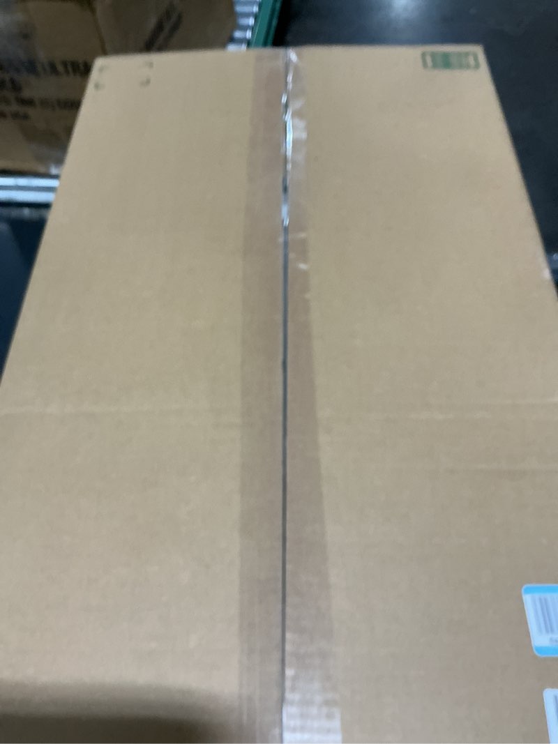 Condition photo showing Good Condition for Mind Reader 50L Slim Laundry Hamper, Clothes Basket, Lid, Wicker Design, Plastic, 17.65"L x 13.75"W x 21"H, Set of 2, White White 2-Pack