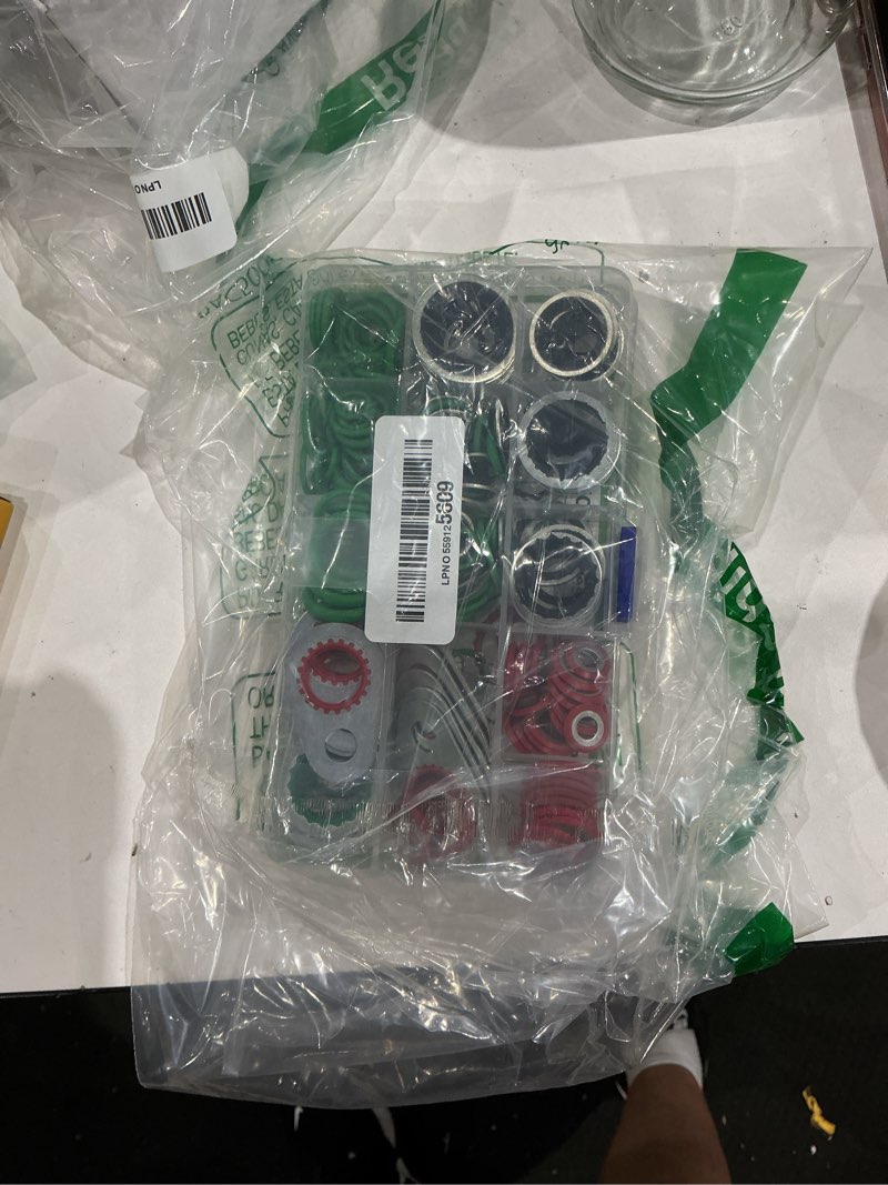 Condition photo showing Good Condition for ring assortment kit,multi-size car air conditioning compressor seals o-ring & gakest,universal a/c seal kit for automotive replacement ac compressor kit r134a refrigerant valve core