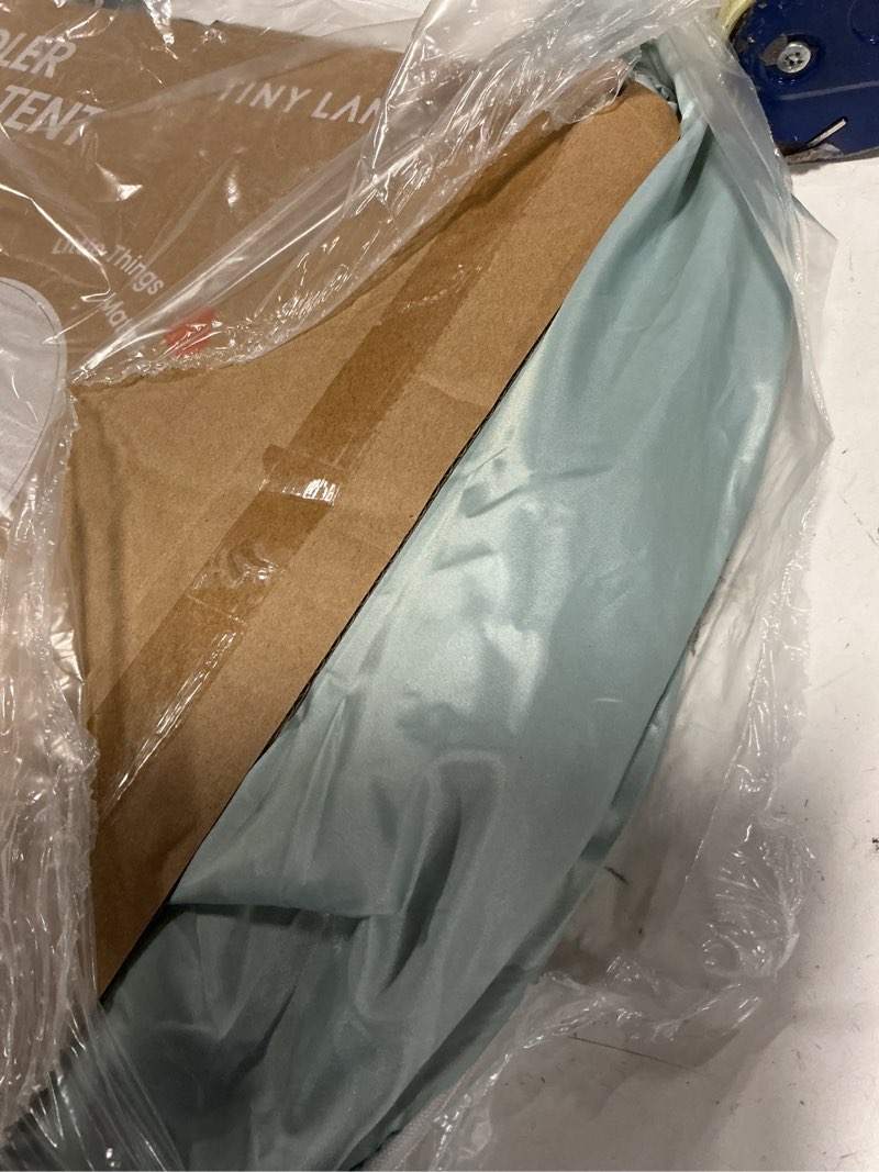 Condition photo showing Good Condition for tiny land baby beach tent – pop up baby tent with uv protection, portable baby beach essentials, 35.4"x27.6"x31.5" sun shelter for infants, baby outdoor use (pastel aqua)