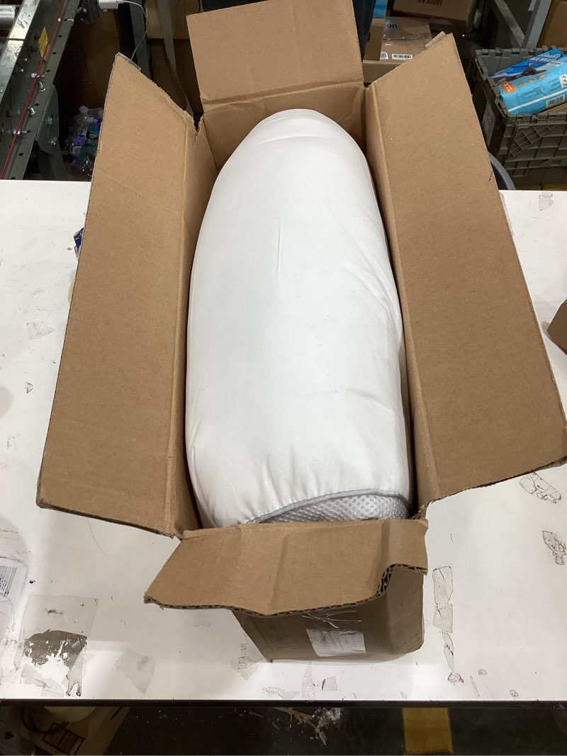 Condition photo showing Good Condition for Dreamhood Luxury Goose Feather Down Pillow Standard Size Set of 2 - Made in USA Firm Gusseted Bed Pillows for Sleeping with Soft Premium 500 TC Cooling Cotton Shell
