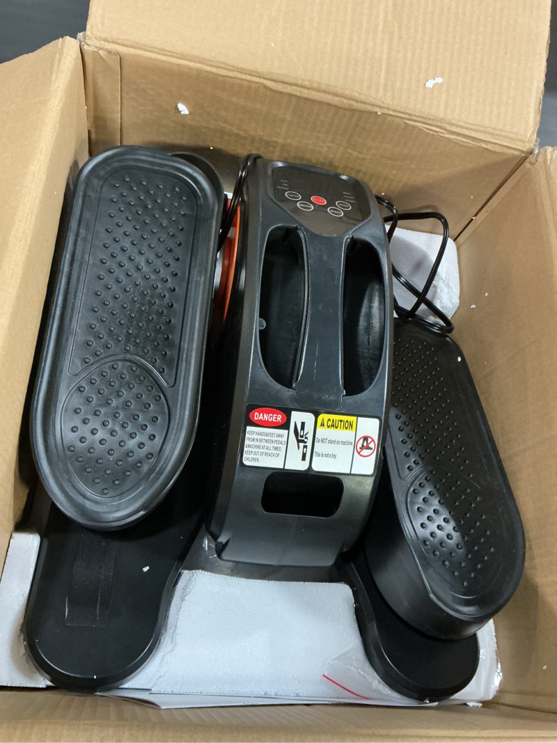 Condition photo showing Good Condition for Under Desk Elliptical Machine, Electric Elliptical Leg Exerciser for Seniors Fully Assembled, Quiet & Portable Electric Seated Pedal Exerciser with Remote Control & 12 Adjustable Speeds Small