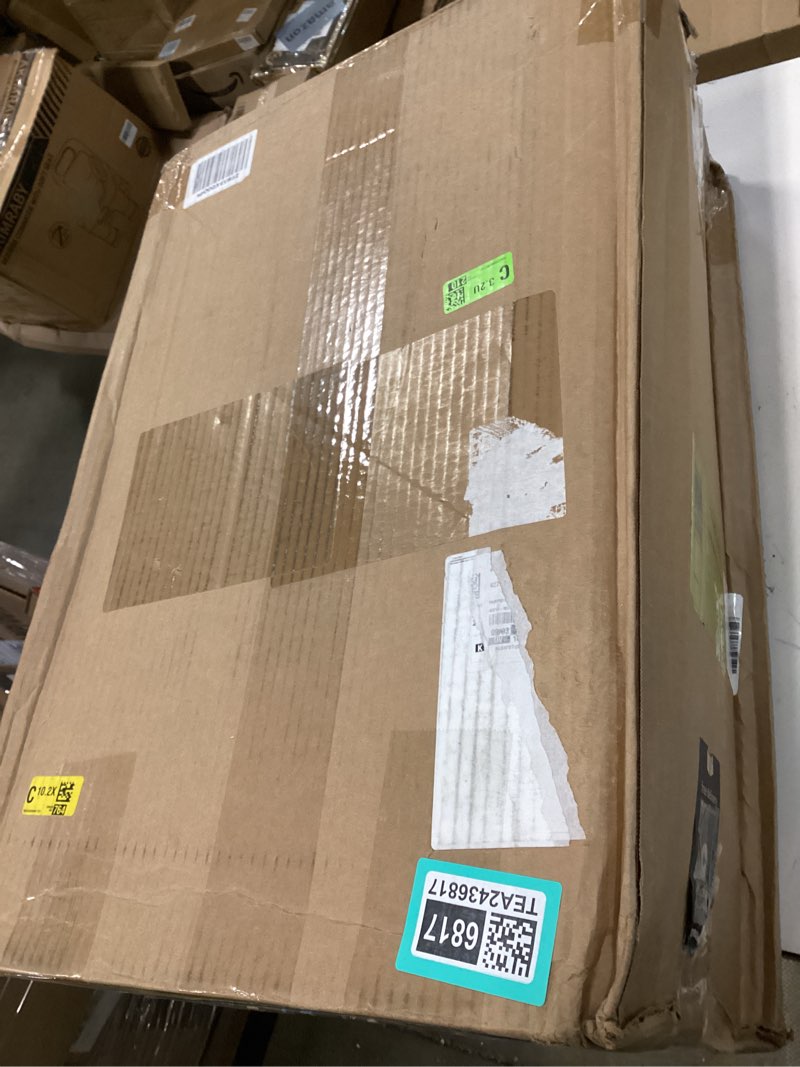 Condition photo showing As Is for DELSEY PARIS Cruise 3.0 Hardside Expandable Luggage with Spinner Wheels, Platinum, Checked-Medium 24 Inch