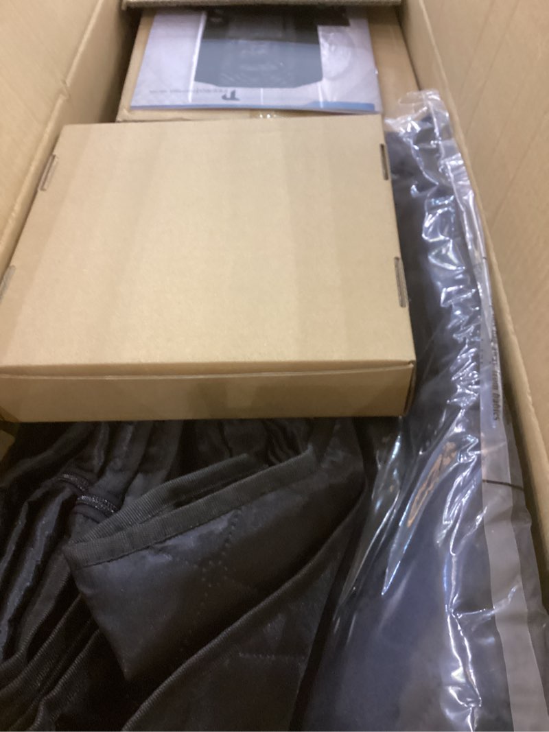 Condition photo showing Good Condition for Red Light Sauna Box for Relaxation,Detoxification,Portable Steam Sauna for Home with XL Steamer,15 Levels, 73”x 36”x36”?Larger Folding Chair, Gym-Black? Red Light 4L