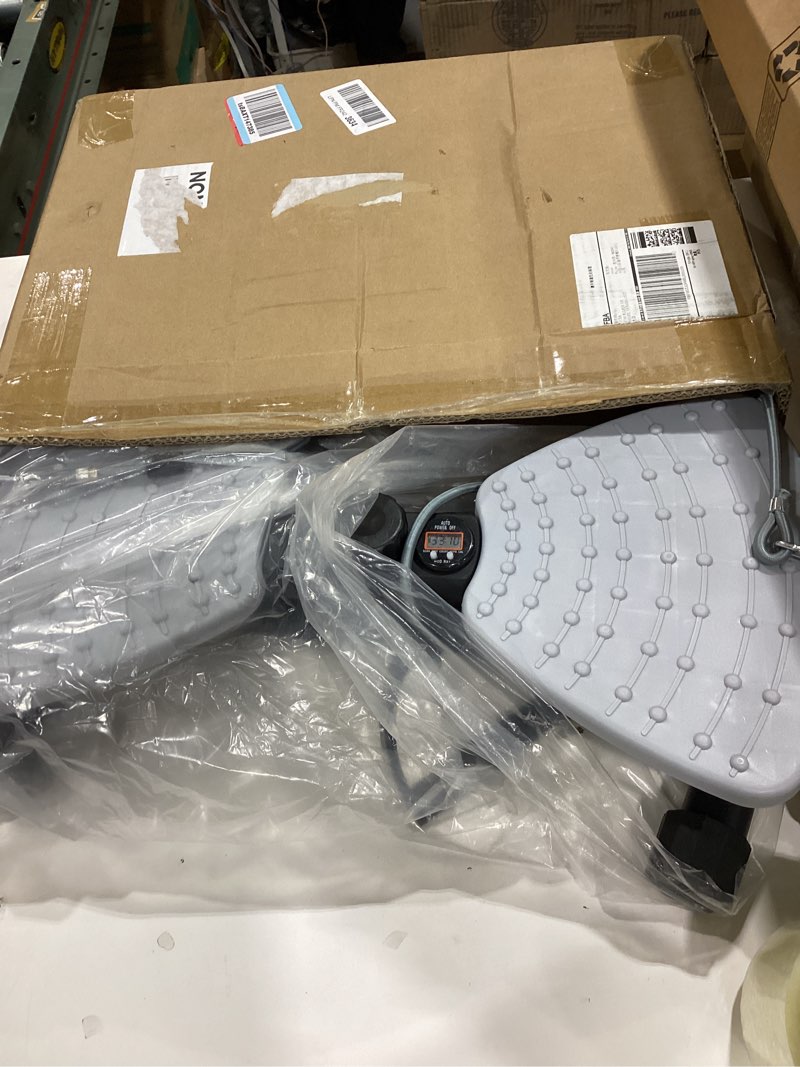 Condition photo showing As Is for Waist Twister Machine Exercise Fitness Tool, Ab Twister Board with the Smart LED Digital Monitor, 300lbS Capacity & 20dB Ultra-Quiet, Anti-Slip Home Gym Workout Equipment for Women Belly Fat Pink