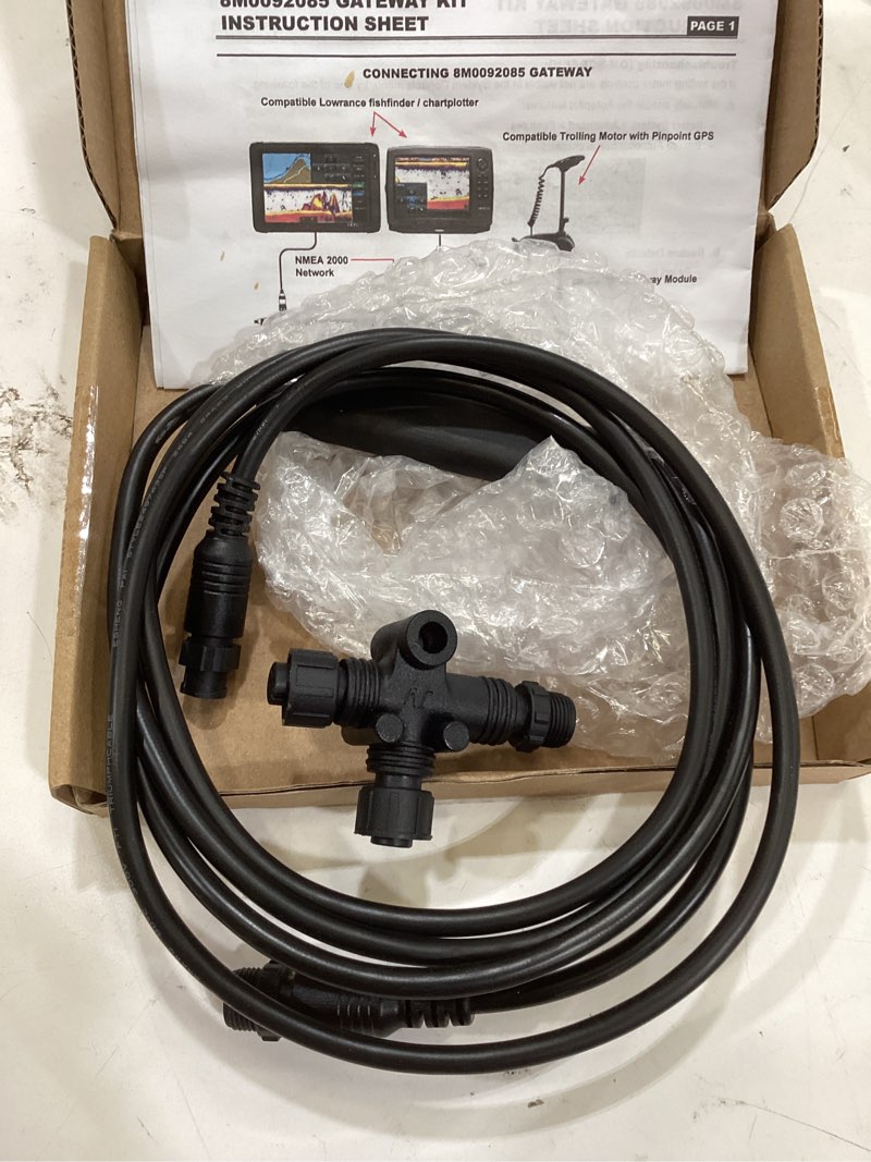 Condition photo showing Good Condition for 8m0092085 xi series pinpoint gps gateway kit for motorguide xi3/xi5 trolling motors include nmea 2000 gateway cable with t-connector